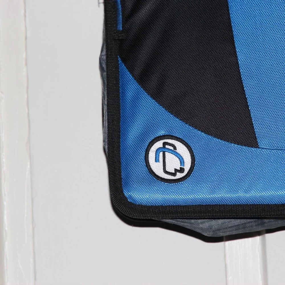 Blue and Black Binder Case-it Bag